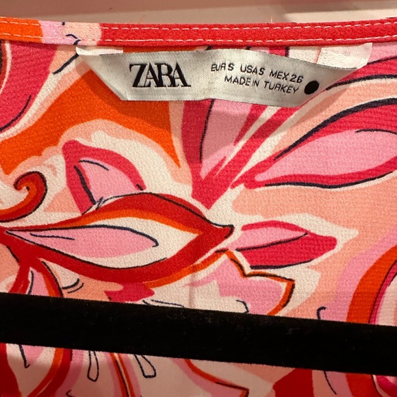 Zara Printed Mini Dress - Picture 4 of 4